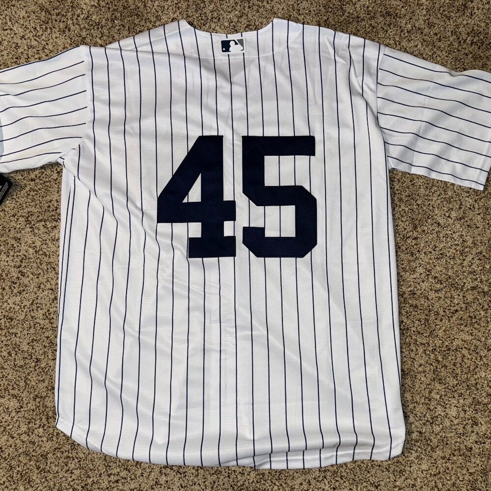 Gerrit Cole #45 Jersey | New York Yankees | Home/Pinstripe | Size: L